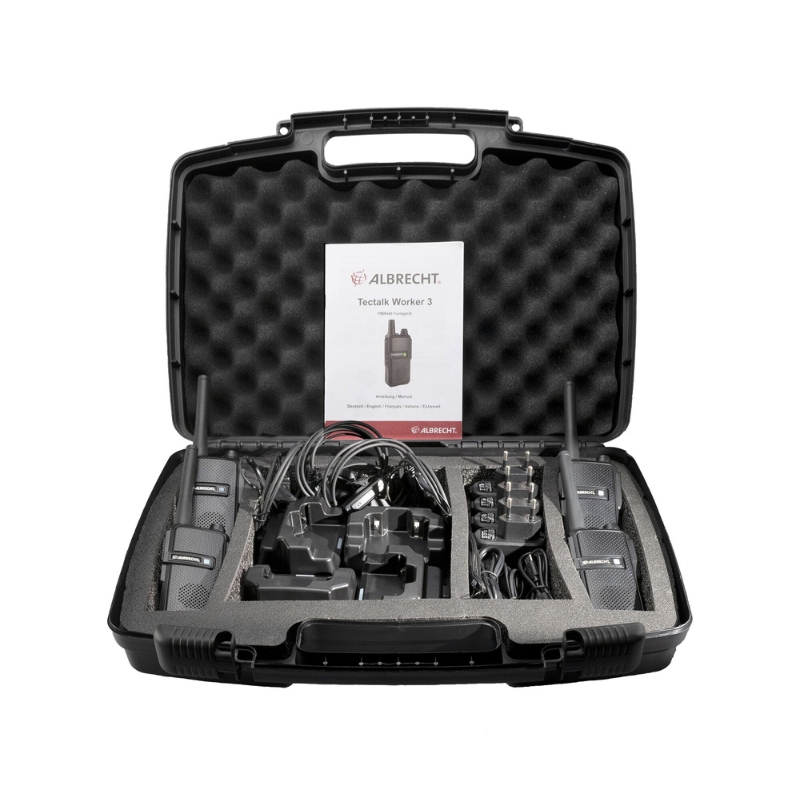 Tectalk Worker 3 – 4er Kofferset