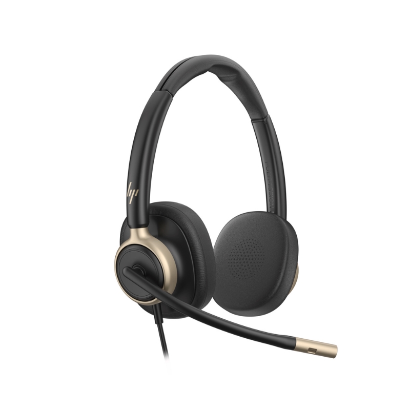 Poly Mission 825 Stereo USB-C/A Wired Headset