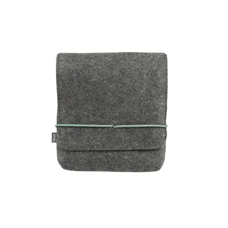 Headset Pouch Grey RPET Felt Material