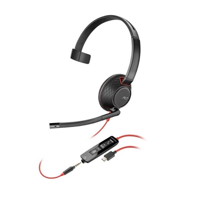 Blackwire C5210 Mono USB-C/A + 3,5-mm-Klinke