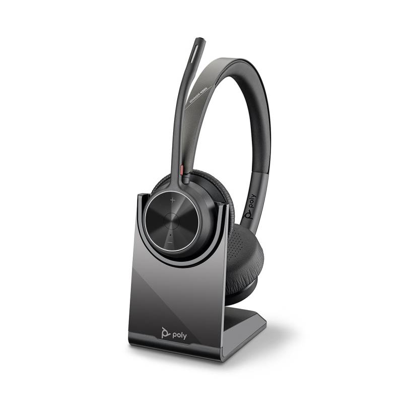 Voyager 4320 UC Stereo USB-A Teams mit Ladestation