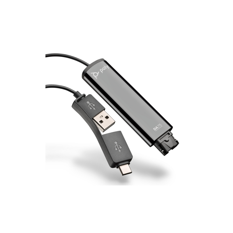 DA75 Wideband QD auf USB-Adapter (USB-A und USB-C)